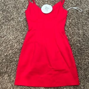 Red mini dress princess polly